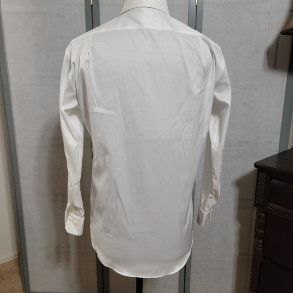 Lorenzo Uomo Perfect White Shirt, 15-1/2 32-33 - Picture 7 of 7